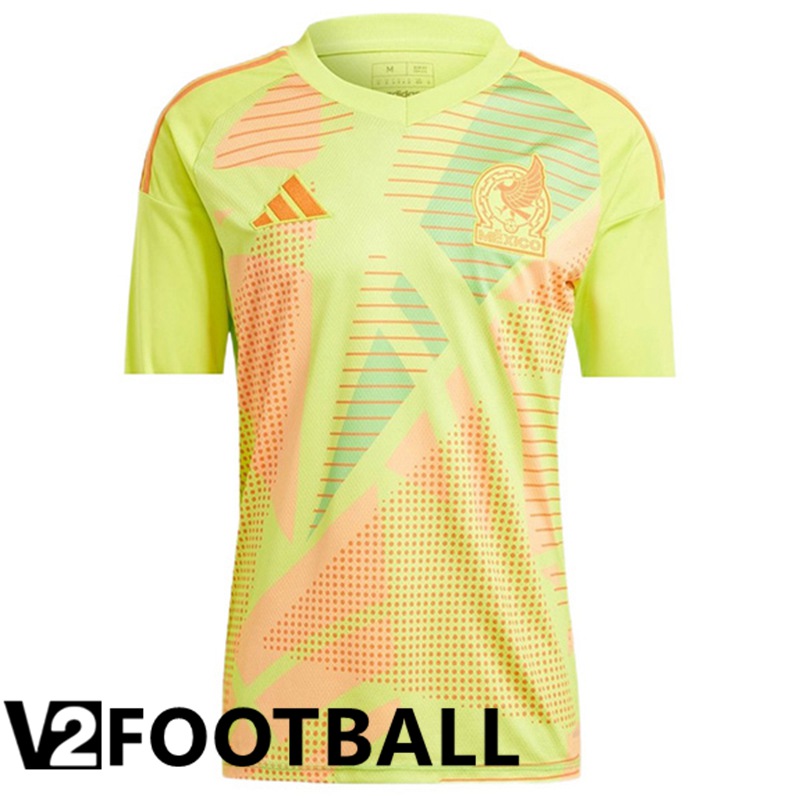 Mexico Goalkeeper Soccer Shirt Yellow 2024/2025