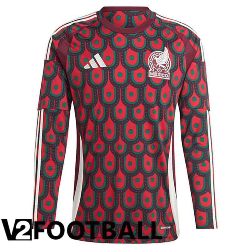 Mexico Long sleeve Home Soccer Shirt 2024/2025