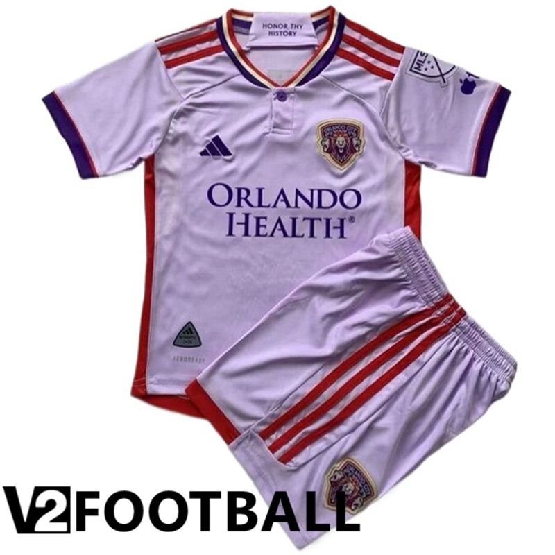 Orlando City SC Kids Away Soccer Shirt 2024/2025