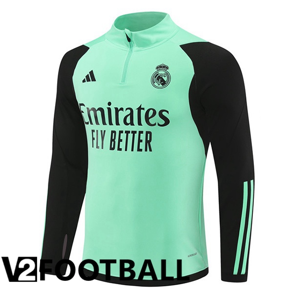 Real Madrid Training Sweatshirt Green 2024/2025