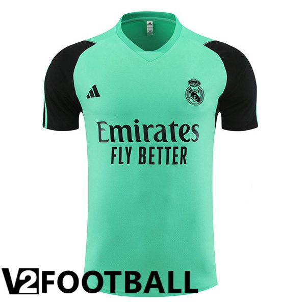 Real Madrid Training T Shirt Green 2024/2025