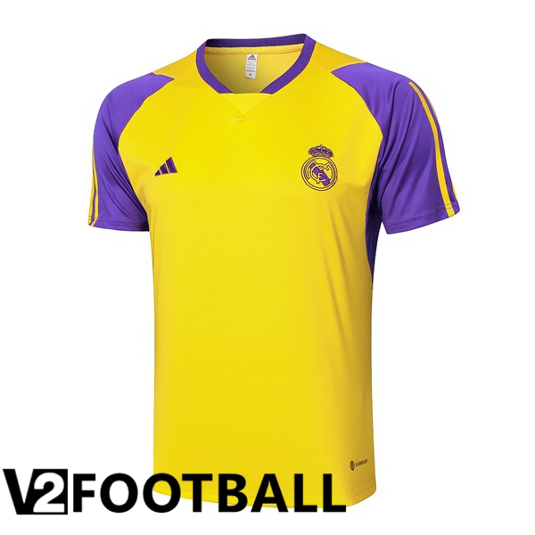 Real Madrid Training T Shirt Yellow 2024/2025