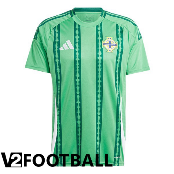North Ireland Home Soccer Shirt Green 2024/2025