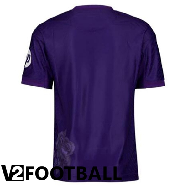 Real Madrid Fourth Soccer Shirt Purple 2023/2024