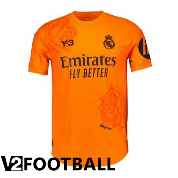 Real Madrid Goalkeeper Soccer Shirt Orange 2023/2024