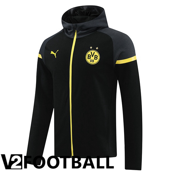Dortmund BVB Training Sweatshirt Hoodie Black 2024/2025