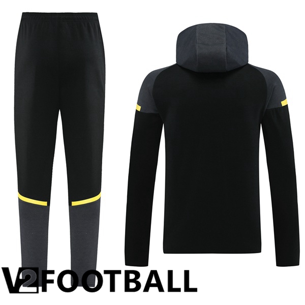 Dortmund BVB Training Tracksuit - Training Sweatshirt Hoodie Black 2024/2025