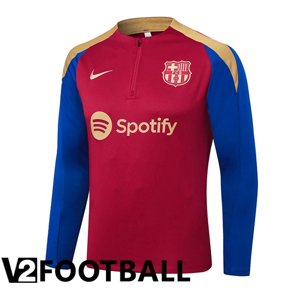 FC Barcelona Training Sweatshirt Blue Red 2024/2025