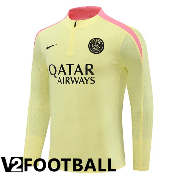 Paris PSG Training Sweatshirt Yellow 2024/2025
