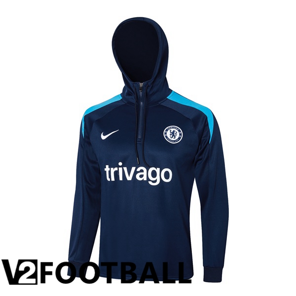 FC Chelsea Training Sweatshirt Hoodie Blue Royal 2024/2025