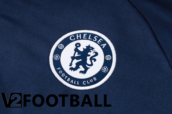 FC Chelsea Training Tracksuit - Training Sweatshirt Hoodie Blue Royal 2024/2025