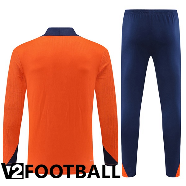 Netherlands kit Training Tracksuit Orange 2024/2025