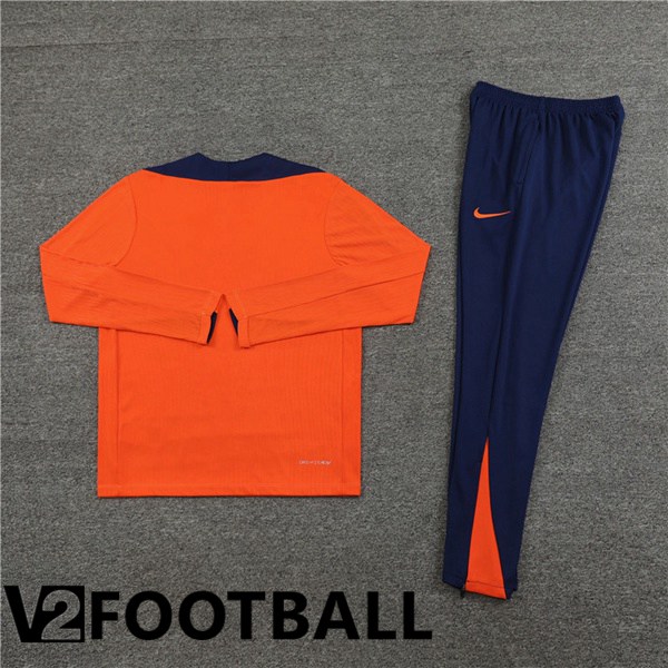 Netherlands kit Training Tracksuit Orange 2024/2025