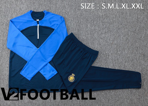 Al-Nassr FC kit Training Tracksuit Blue Royal 2024/2025