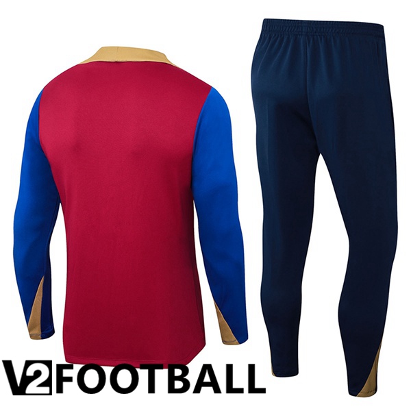 FC Barcelona kit Training Tracksuit Blue Red 2024/2025