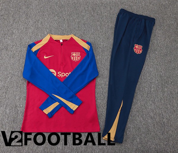 FC Barcelona kit Training Tracksuit Blue Red 2024/2025