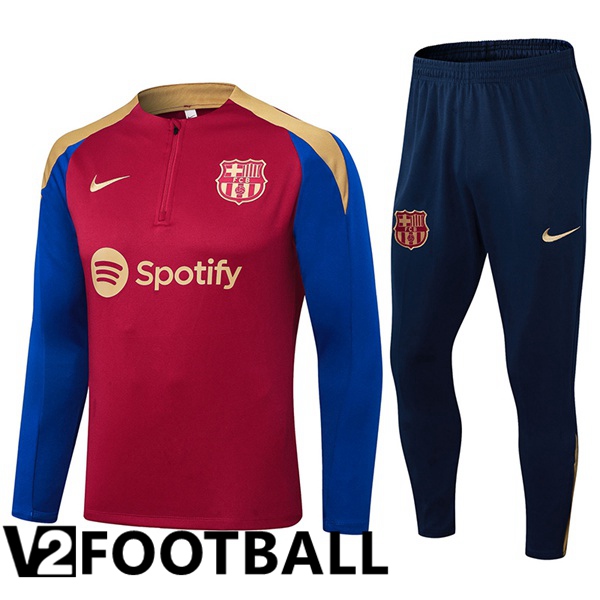 FC Barcelona kit Training Tracksuit Blue Red 2024/2025