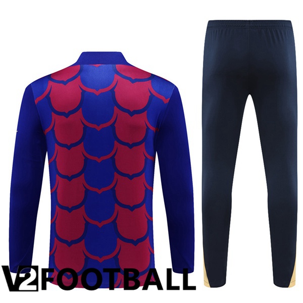 FC Barcelona kit Training Tracksuit Blue Red 2024/2025