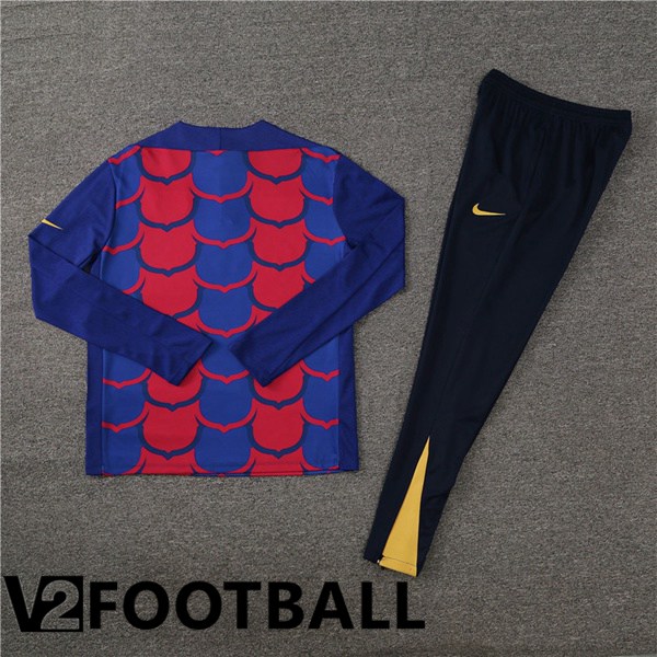 FC Barcelona kit Training Tracksuit Blue Red 2024/2025