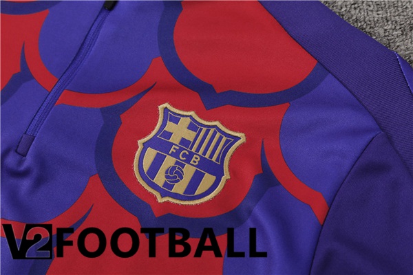 FC Barcelona kit Training Tracksuit Blue Red 2024/2025