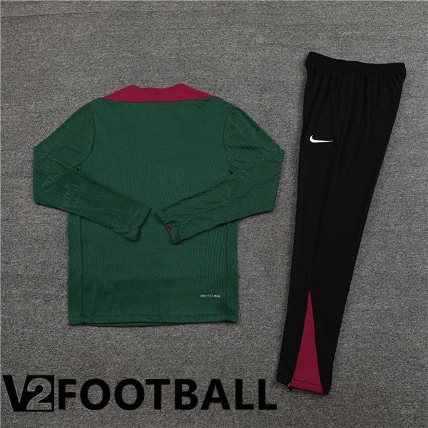 Paris PSG kit Training Tracksuit Green 2024/2025