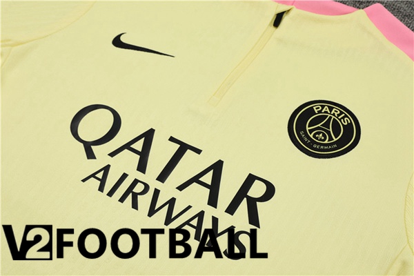 Paris PSG kit Training Tracksuit Yellow 2024/2025