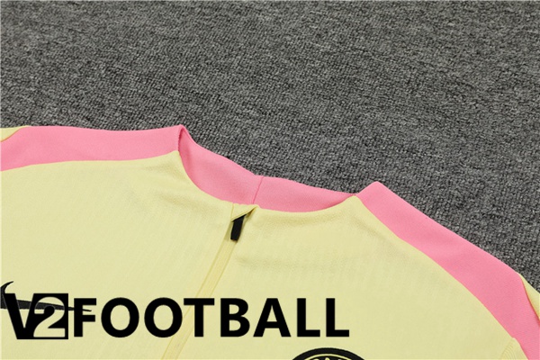 Paris PSG kit Training Tracksuit Yellow 2024/2025