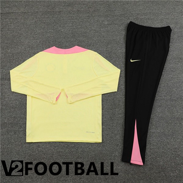 Paris PSG kit Training Tracksuit Yellow 2024/2025