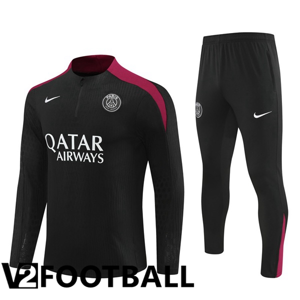 Paris PSG kit Training Tracksuit Black 2024/2025