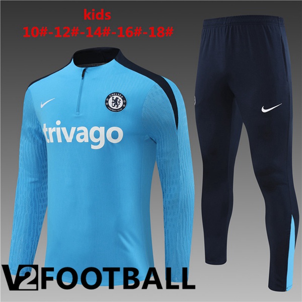 FC Chelsea Kids kit Training Tracksuit Blue 2024/2025
