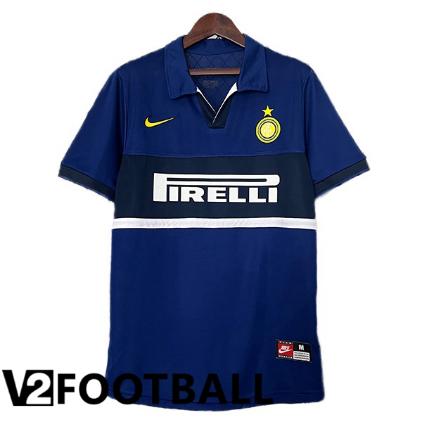 Inter Milan Retro Third Soccer Shirt Blue 1998-1999