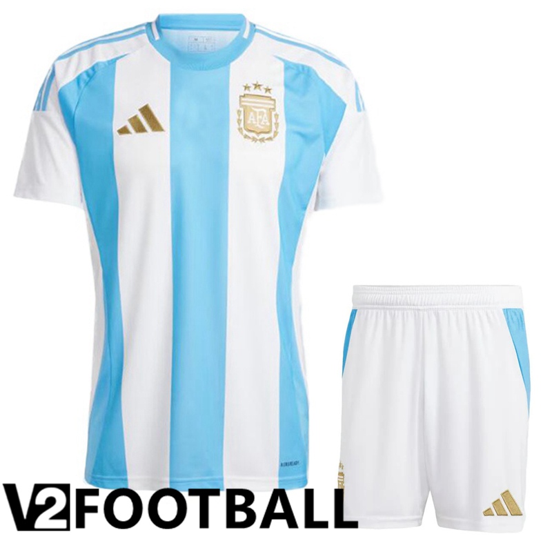 Argentina Home Soccer Shirt + Shorts Kit 2024/2025
