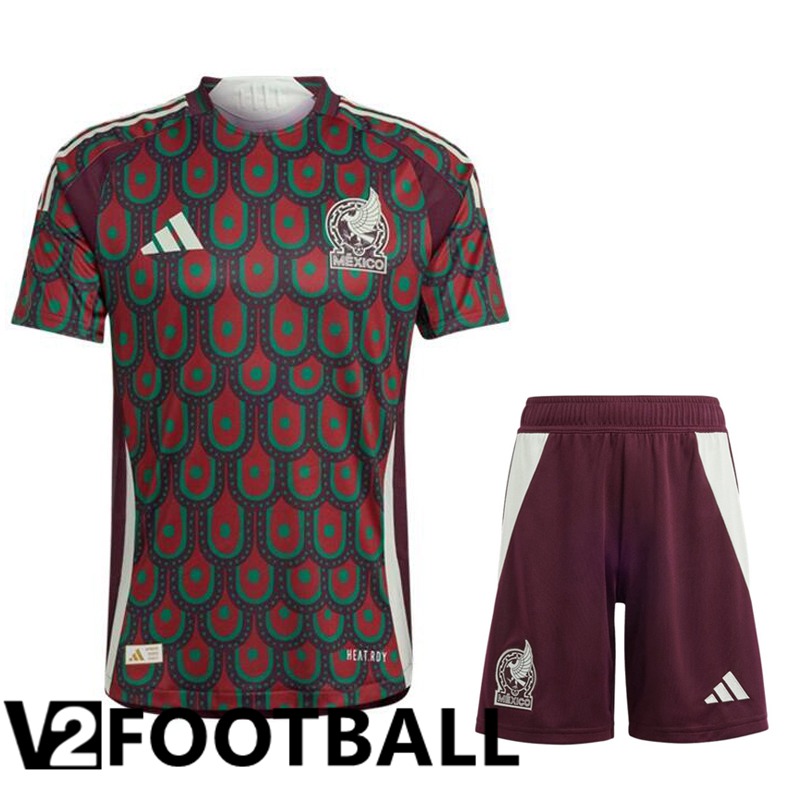 Mexico Home Soccer Shirt + Shorts Kit 2024/2025