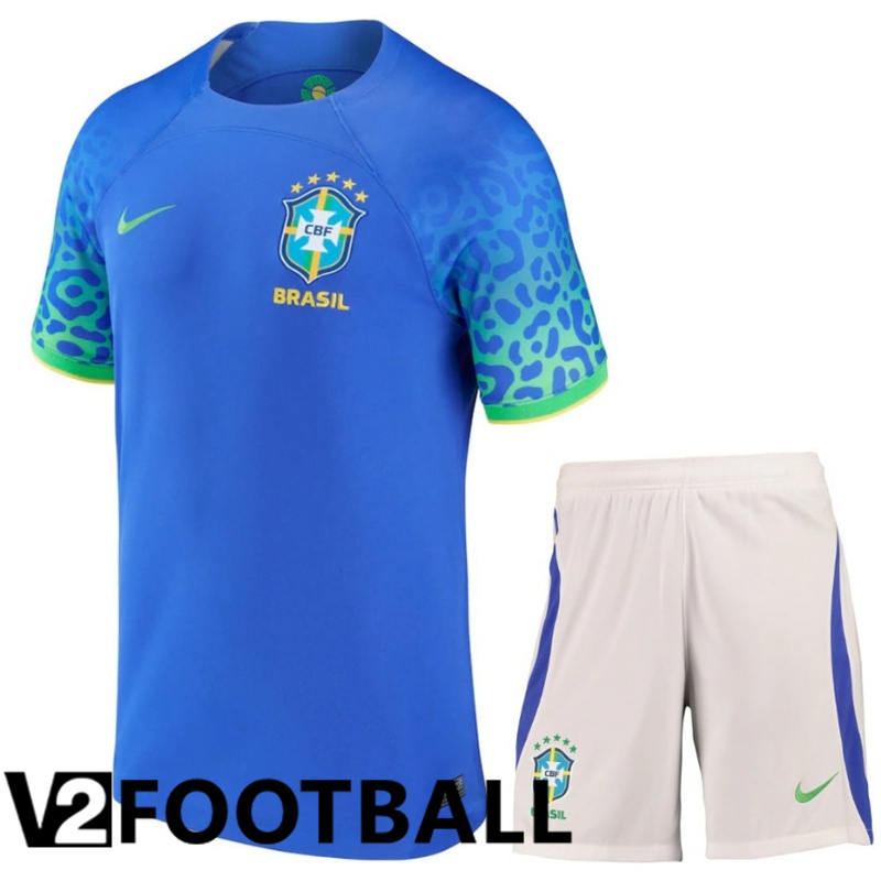 Brazil Away Soccer Shirt + Shorts Kit 2024/2025