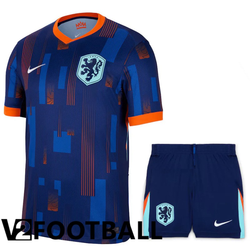Netherlands Home Soccer Shirt + Shorts Kit 2024/2025
