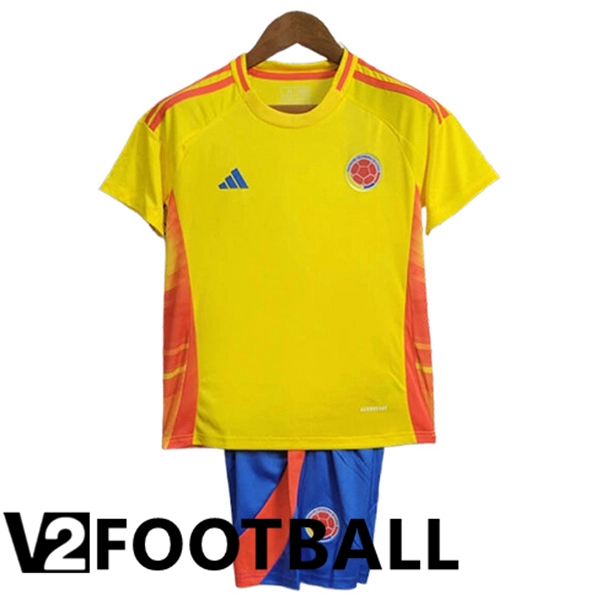 New Colombia Kids Home Soccer Shirt 2024/2025