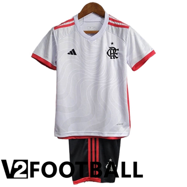 Flamengo Kids Away Soccer Shirt 2024/2025