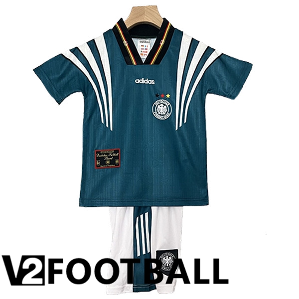 Germany Retro Kids Away Soccer Shirt 1996