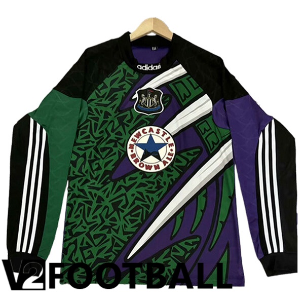 Newcastle United Retro Soccer Shirt Long Sleeve Purple 1995/1996