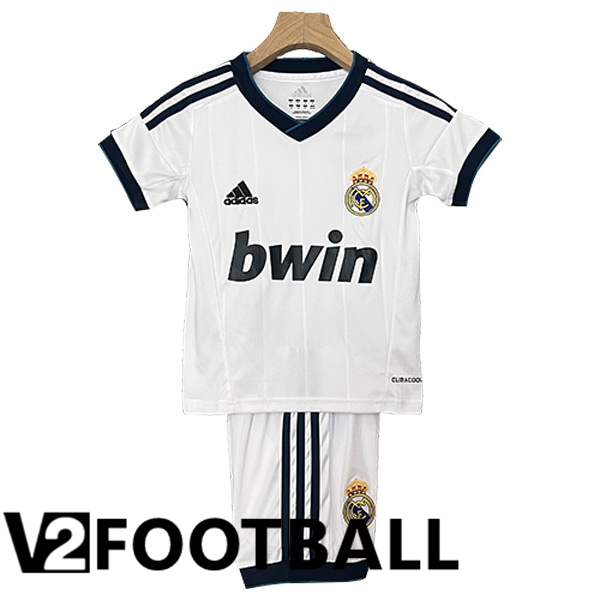 Real Madrid Retro Kids Home Soccer Shirt 2012/2013