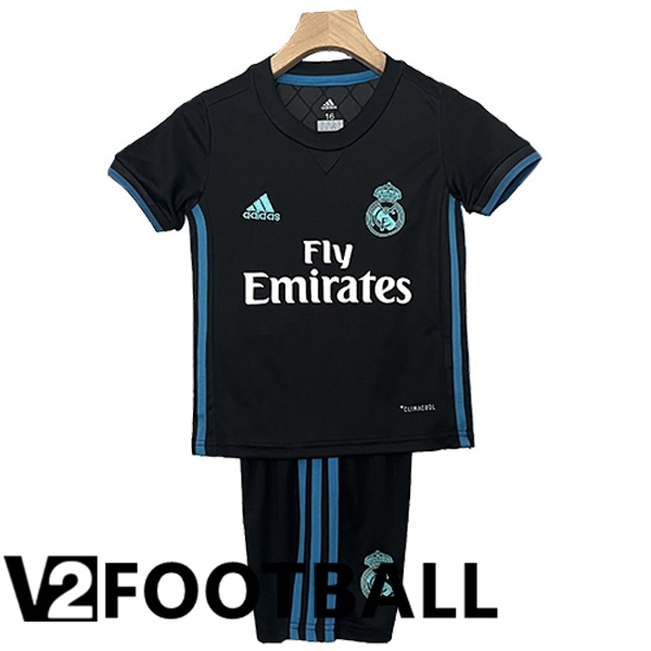 Real Madrid Retro Kids Away Soccer Shirt 2017/2018