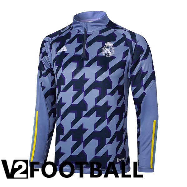 Real Madrid Training Sweatshirt Blue 2024/2025