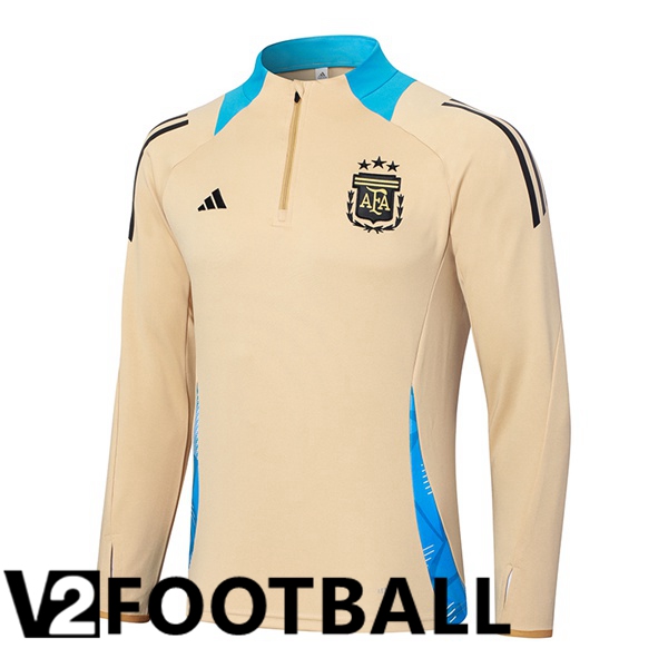 Argentina Training Sweatshirt Yellow 2024/2025