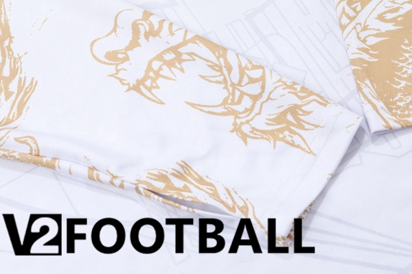 Real Madrid kit Training Tracksuit White Yellow 2024/2025