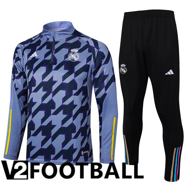 Real Madrid kit Training Tracksuit Blue 2024/2025