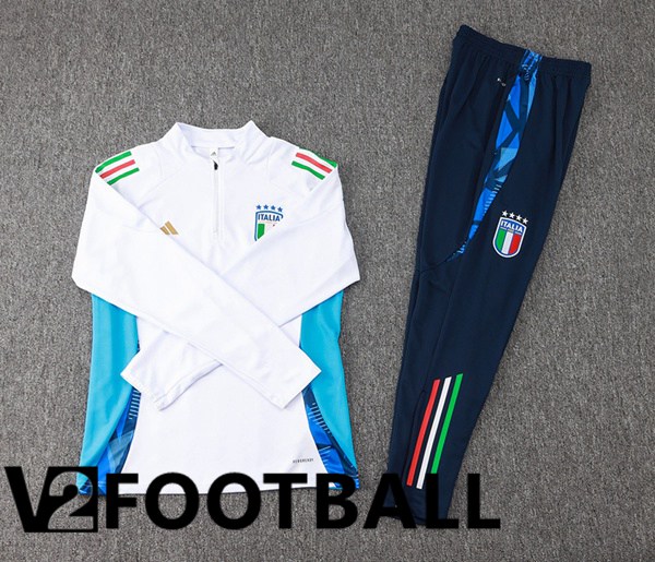 Italy kit Training Tracksuit White 2024/2025