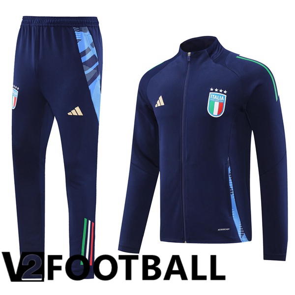 Italy kit Training Jacket Suit Blue Royal 2024/2025