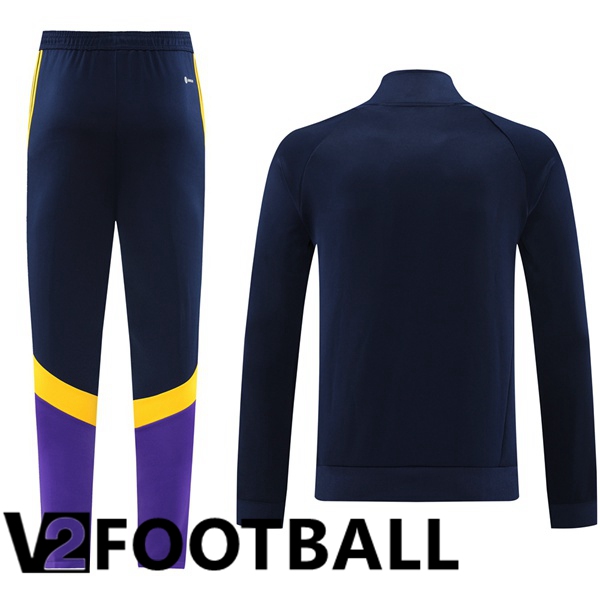 Real Madrid kit Training Jacket Suit Blue Royal Purple 2024/2025