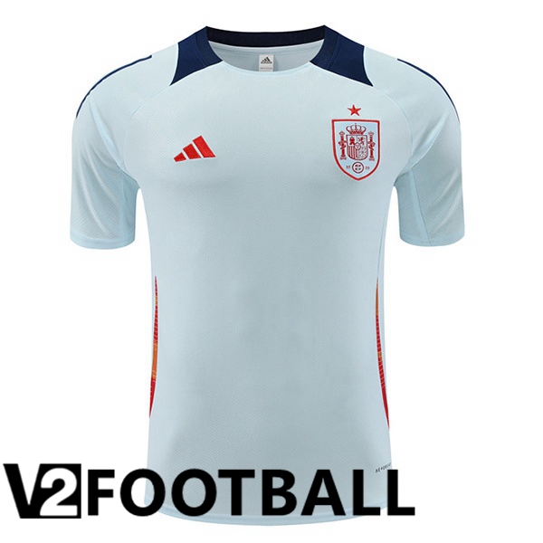Spain Training T Shirt Blue 2024/2025