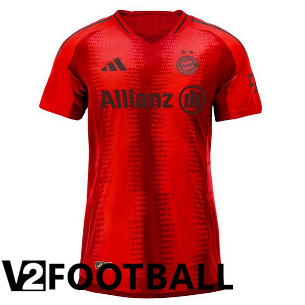 Bayern Munich Women Home Soccer Shirt Red 2024/2025